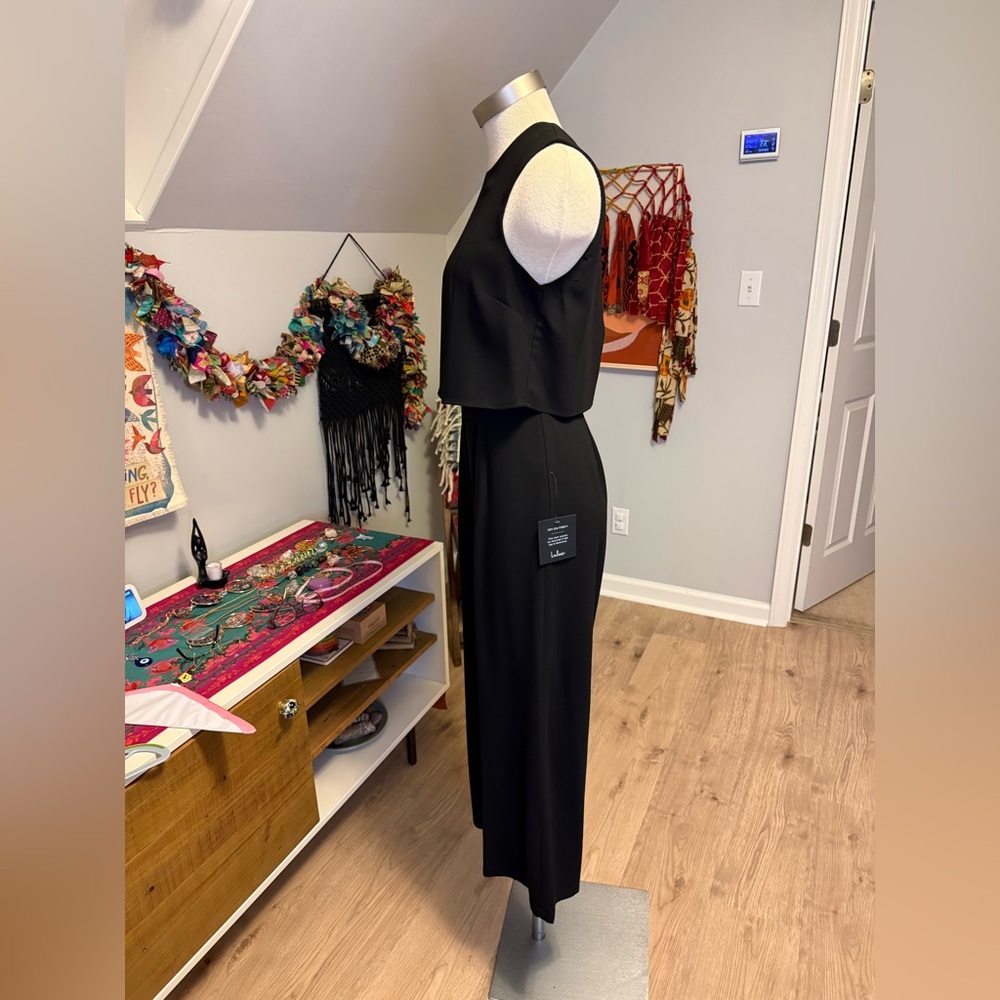 NWT Lulu’s Elegant Black Jumpsuit - Small - Picture 4 of 10